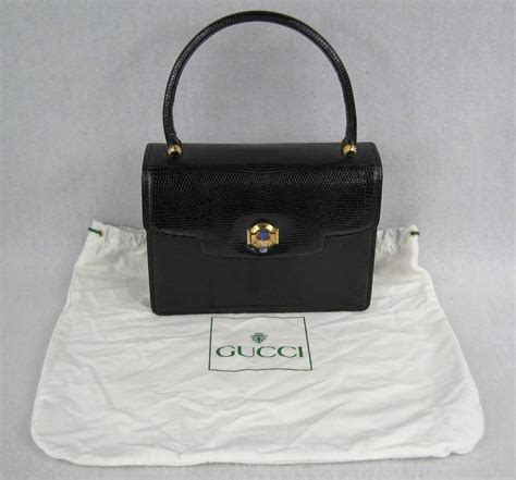 vintage gucci leather handbag|vintage gucci handbags from 1960s.